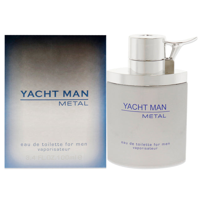 Yacht Man Metal by Myrurgia for Men - 3.4 oz EDT Spray Review and Description