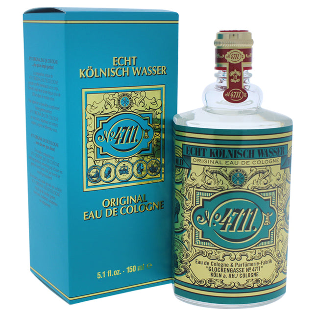 4711 by Muelhens Unisex 5.1 oz EDC Splash - Refreshing Cologne for Men and Women