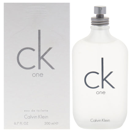 CK One by Calvin Klein Unisex 6.7 oz EDT Spray - Gender-Neutral Fragrance
