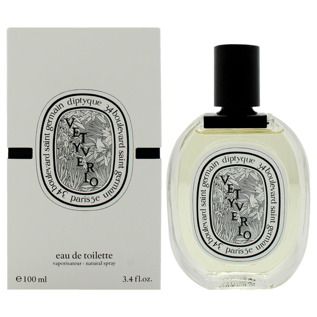 Diptyque Vetyverio Unisex Eau de Toilette Spray - 3.4 oz Bottle
