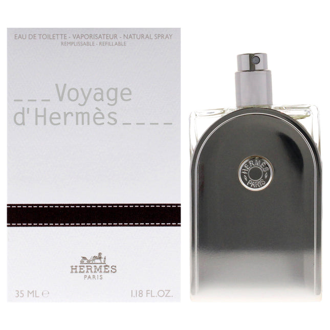 Hermes Voyage d'Hermes Unisex 1.18 oz EDT Spray - Refillable Bottle