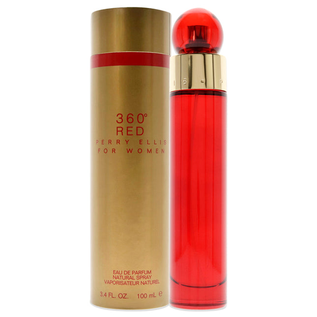 360 Red by Perry Ellis for Women EDP Spray - 3.4 oz - Fragrance for Her
