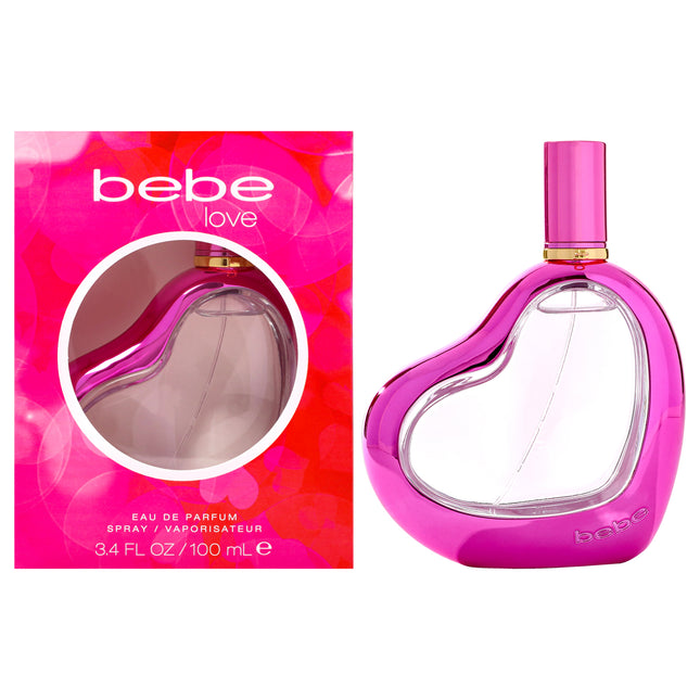 Bebe Love by Bebe for Women - 3.4 oz EDP Spray - Romantic Fragrance for Her