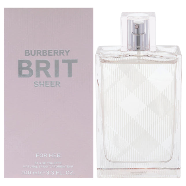 Burberry Brit Sheer for Women - 3.3 oz EDT Spray by Burberry: Fragrance Review & Best Price