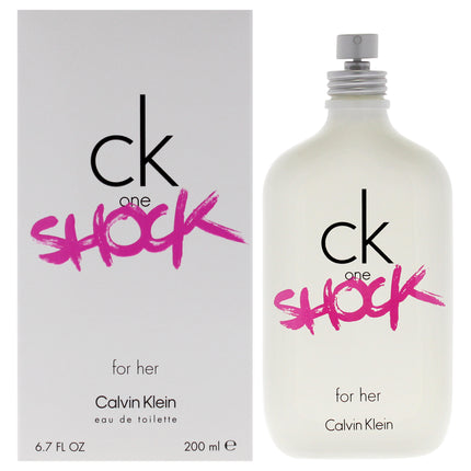 Calvin Klein CK One Shock For Her Women's 6.7 oz EDT Spray - Long-lasting Fragrance