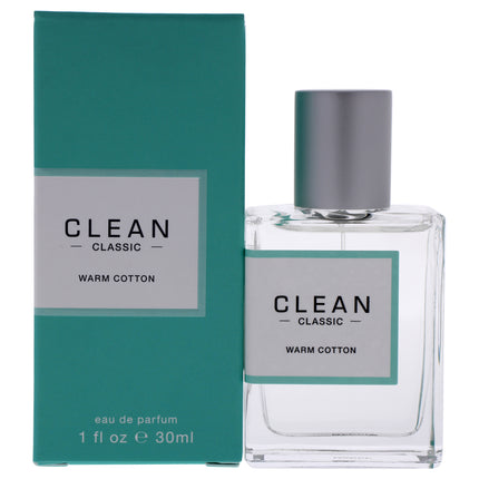Classic Warm Cotton by Clean Eau de Parfum Spray for Women - 1 oz Fine Fragrance
