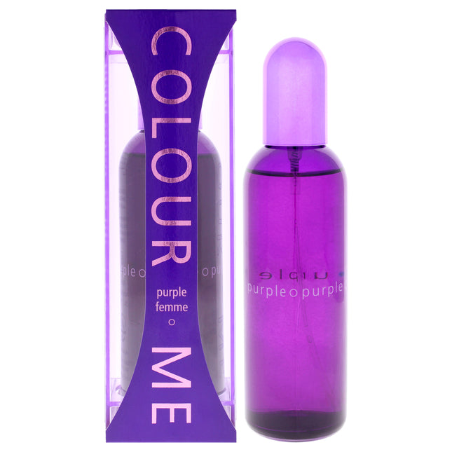 Get Noticed with Colour Me Purple by Milton Lloyd for Women - 3.4 oz EDP Spray - Perfect for Day or Night