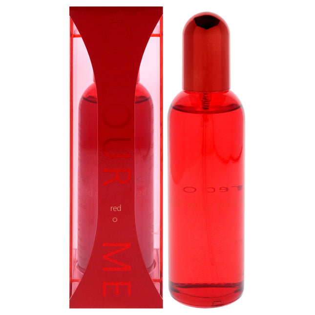 Colour Me Red by Milton Lloyd for Women 3.4 oz EDP Spray - Bold & Sensual Fragrance