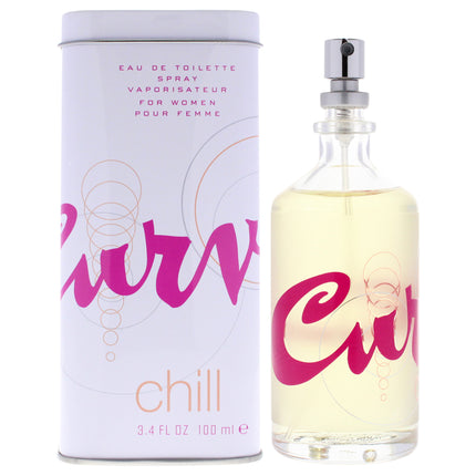 Curve Chill by Liz Claiborne for Women - 3.4 oz EDT Spray in a Refreshing Fragrance for All-Day Confidence