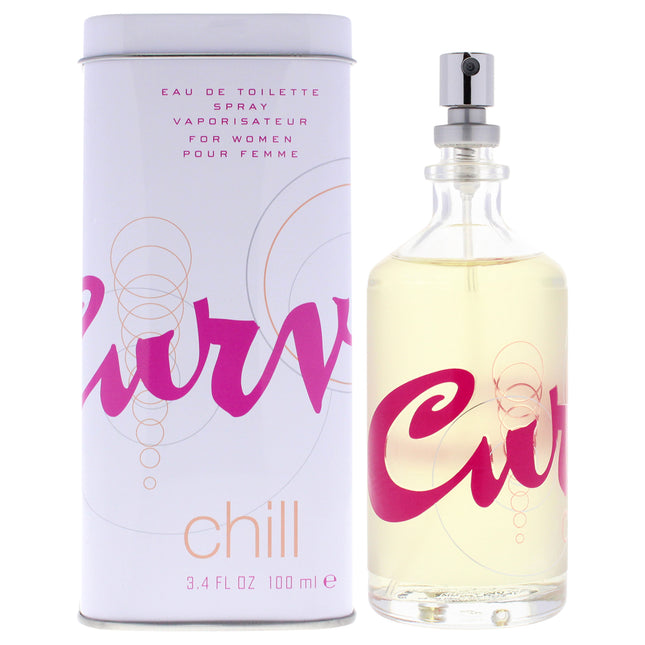 Curve Chill by Liz Claiborne for Women - 3.4 oz EDT Spray in a Refreshing Fragrance for All-Day Confidence