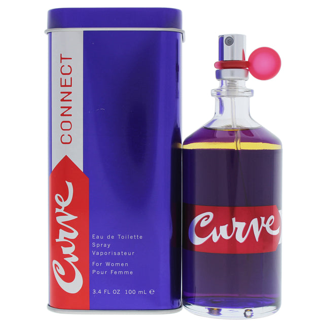 Curve Connect by Liz Claiborne for Women - 3.4 oz EDT Spray for a Fresh and Vibrant Fragrance