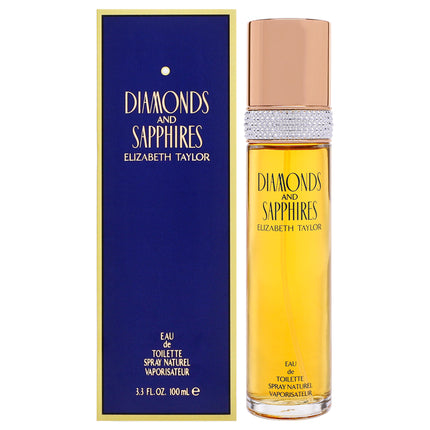 Get Glamorous with Elizabeth Taylor Diamonds and Sapphires for Women - 3.3 oz EDT Spray