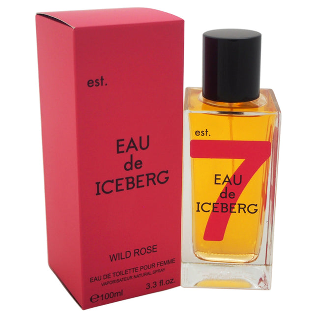 Eau de Iceberg Wild Rose Perfume for Women - 3.3 oz EDT Spray by Iceberg
