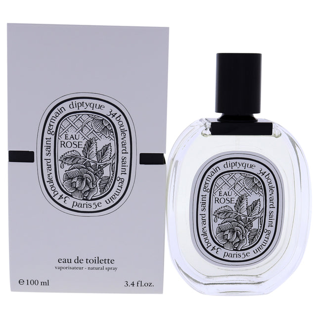 Diptyque Eau Rose for Women 3.4 oz EDT Spray - Floral Fragrance for Her