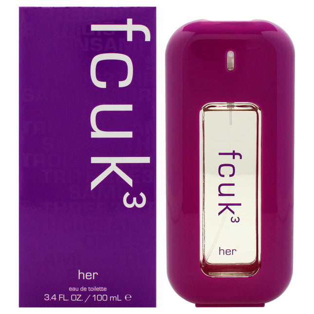 Fcuk 3 by French Connection UK for Women - 3.4 oz EDT Spray: Review & Ratings