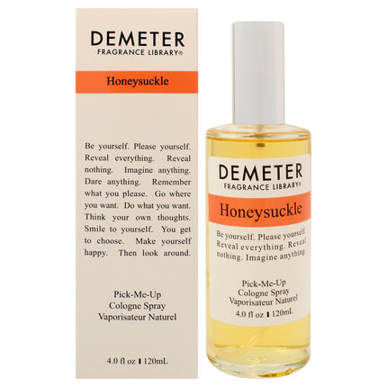 Honeysuckle by Demeter for Women - 4 oz Cologne Spray - Refreshing Floral Fragrance