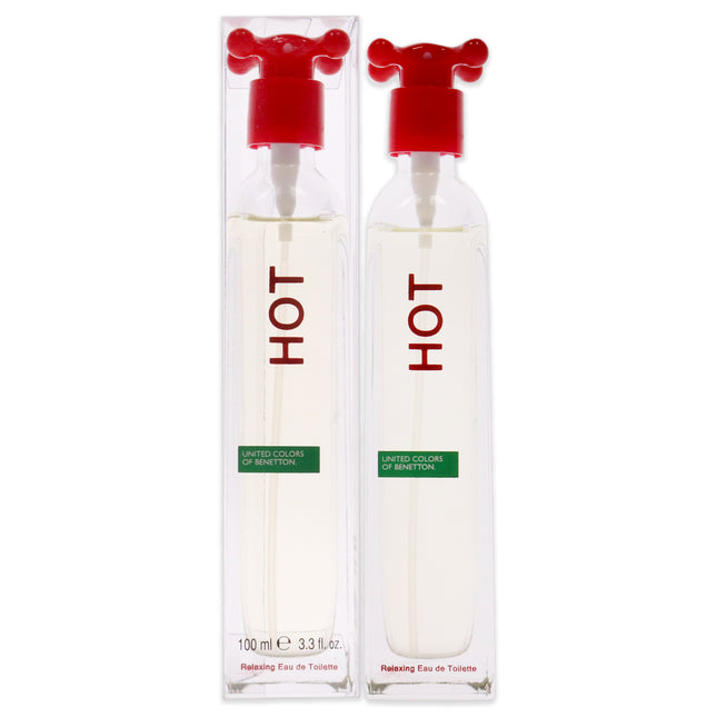 Hot by United Colors of Benetton for Women - 3.3 oz EDT Spray to Ignite Your Senses and Style