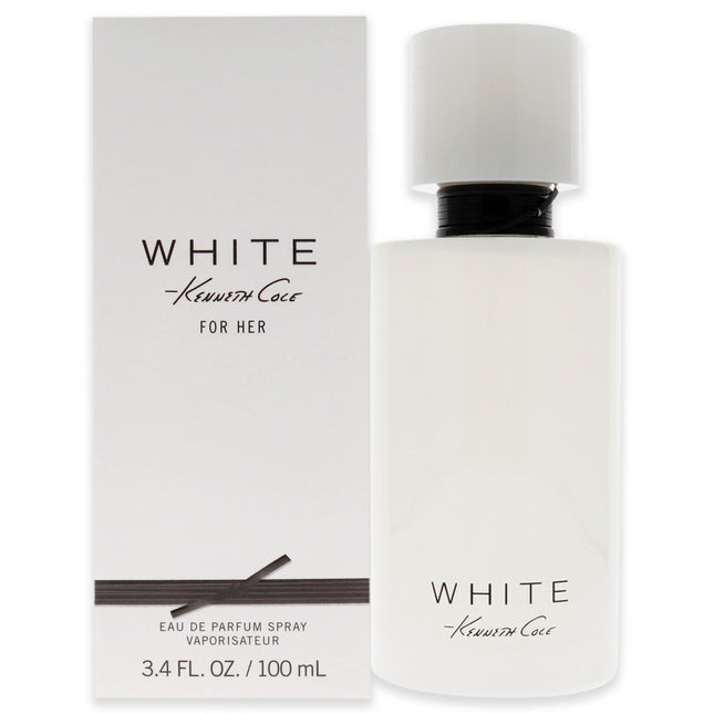 Kenneth Cole White by Kenneth Cole for Women - 3.4 oz EDP Spray for a Fresh and Elegant Scent