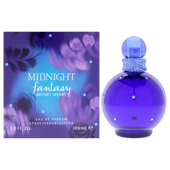 Midnight Fantasy by Britney Spears for Women 3.3 oz EDP Spray" - Fragrance Gift for Her