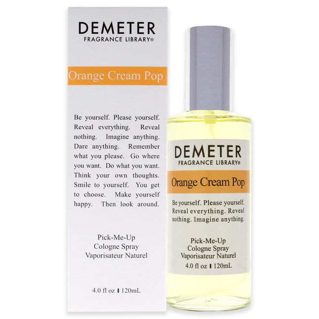 Demeter Orange Cream Pop Cologne Spray for Women - 4 oz - Sweet Citrus Scent