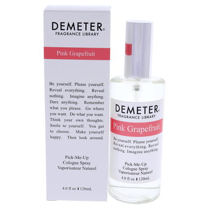 Demeter Pink Grapefruit Cologne Spray for Women - Refreshing Citrus Scent - 4 oz