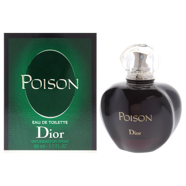 Poison by Christian Dior for Women 1.7 oz EDT Spray - Intoxicating Fragrance for Her