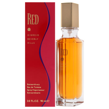 Red by Giorgio Beverly Hills for Women - 3 oz EDT Spray: A Classic Fragrance for Timeless Elegance