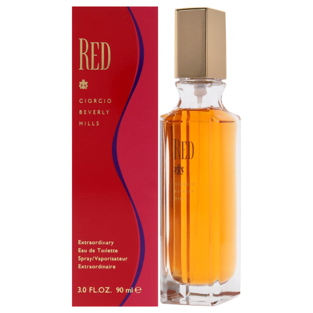 Red by Giorgio Beverly Hills for Women - 3 oz EDT Spray: A Classic Fragrance for Timeless Elegance