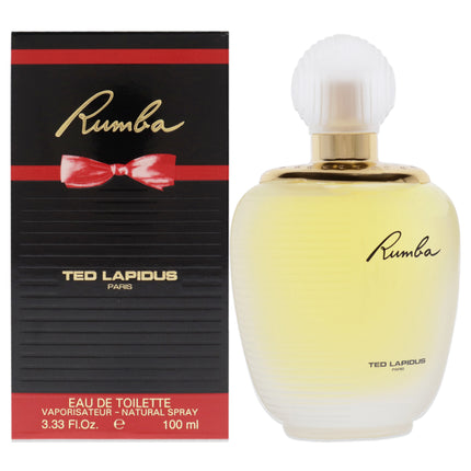 Rumba by Ted Lapidus for Women - 3.33 oz EDT Spray - Seductive Floral Fragrance