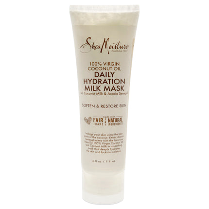 Shea Moisture 100% Virgin Coconut Oil Daily Hydration Milk Mask - 4 oz Unisex Mask
