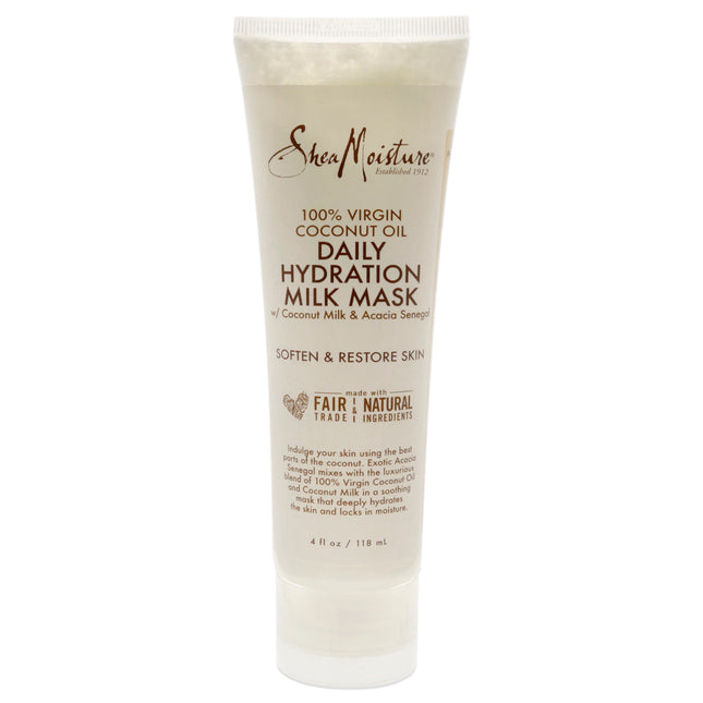 Shea Moisture 100% Virgin Coconut Oil Daily Hydration Milk Mask - 4 oz Unisex Mask