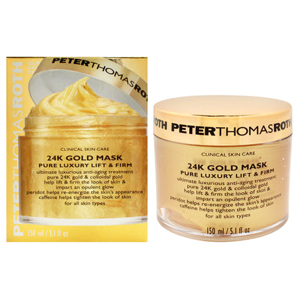 Peter Thomas Roth 24K Gold Mask Pure Luxury Lift and Firm Mask for Unisex - 5.1 oz