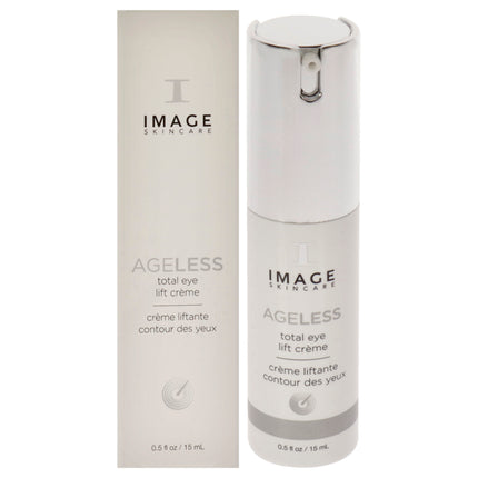 Ageless Total Eye Lift Creme by Image for Unisex - 0.5 oz Cream | Reduce Dark Circles and Puffiness for Youthful Eyes