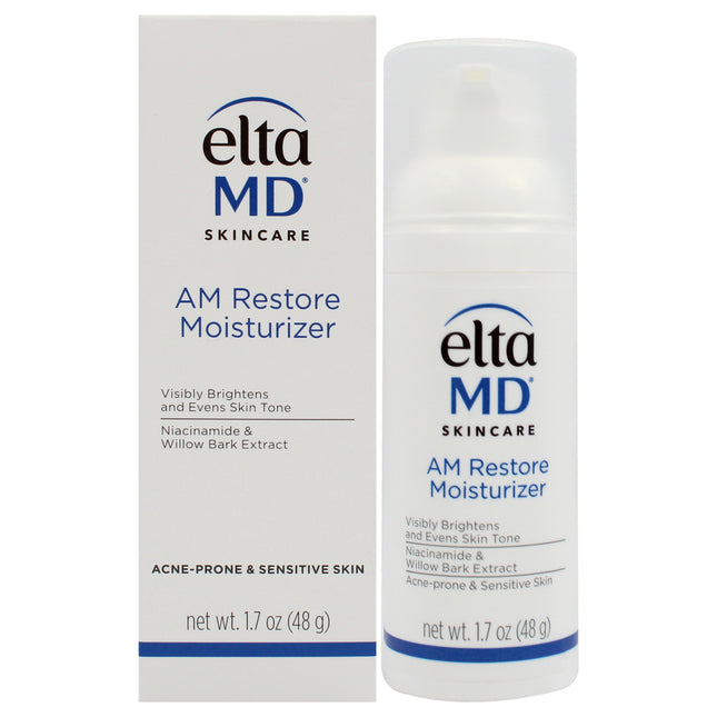 EltaMD AM Restore Moisturizer for Acne-Prone and Sensitive Skin - 1.7 oz Unisex Moisturizer
