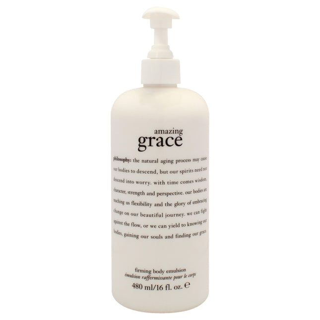 Amazing Grace Firming Body Emulsion by Philosophy for Unisex - 16 oz Cream - Revitalize and Nourish Your Skin