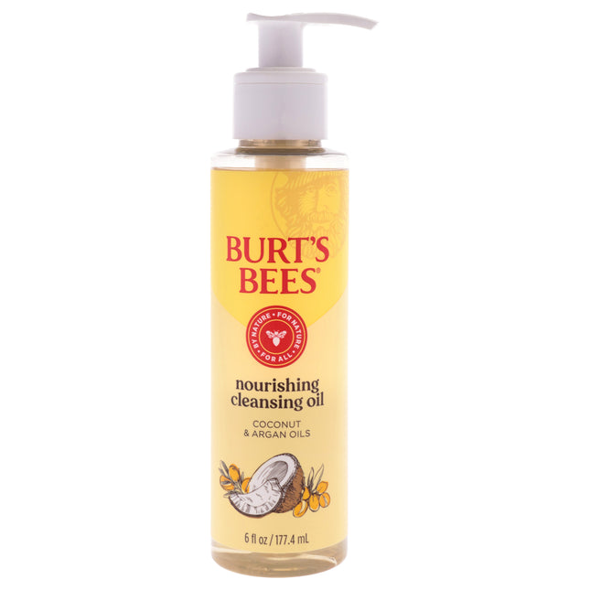 Burts Bees Nourishing Cleansing Oil Coconut and Argan for Unisex - 6 oz Cleanser