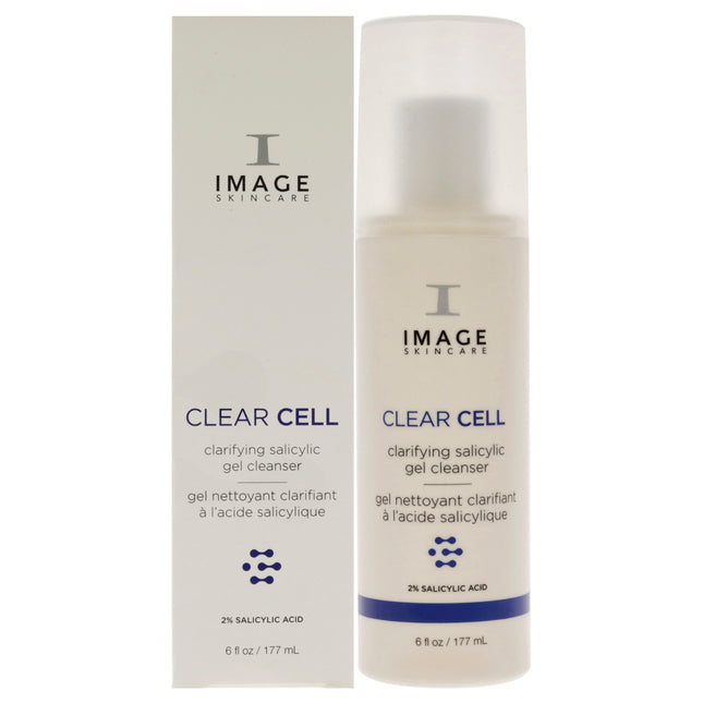 Image Clear Cell Clarifying Salicylic Gel Cleanser for Unisex - 6 oz Cleanser - Gentle Acne Treatment Formula