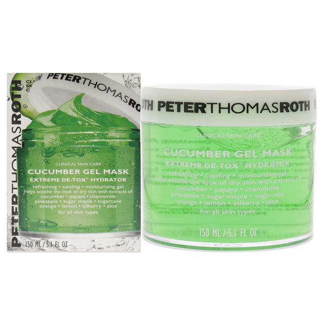 Peter Thomas Roth Cucumber Gel Mask Extreme Detoxifying Hydrator - 5.1 oz Mask for Unisex