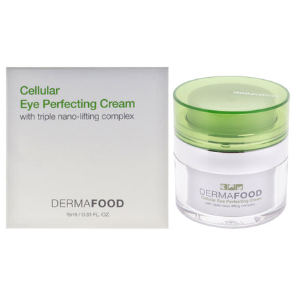 LashFood DermaFood Cellular Eye Perfecting Cream for Unisex - 0.51 oz Cream