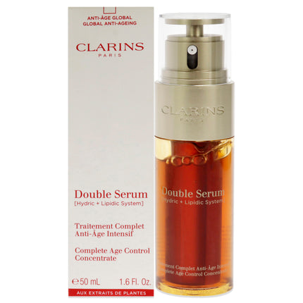 Clarins Double Serum Complete Age Control Concentrate 1.6 oz Serum for Unisex