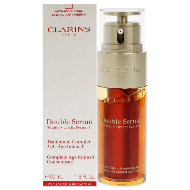 Clarins Double Serum Complete Age Control Concentrate 1.6 oz Serum for Unisex