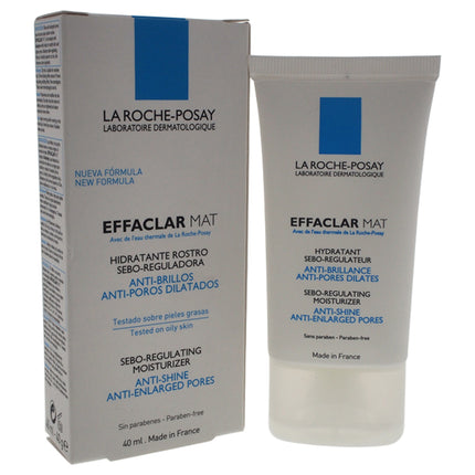 La Roche-Posay Effaclar Mat Oil-Free Mattifying Moisturizer for Unisex - 1.35 oz