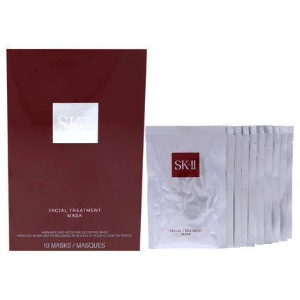 SK-II Facial Treatment Mask for Unisex - 10 Pack Treatment Mask