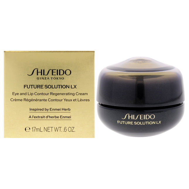 Shiseido Future Solution LX Eye and Lip Contour Regenerating Cream 0.6 oz Cream for Unisex