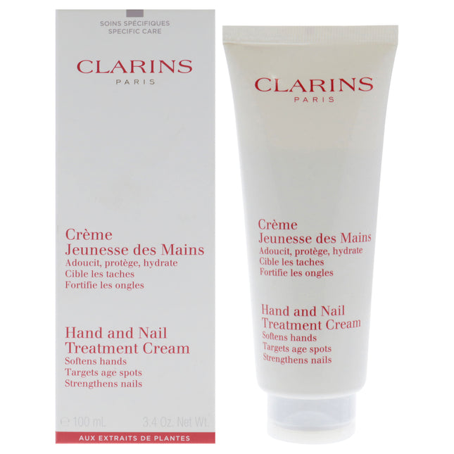 Clarins Hand and Nail Treatment Cream 3.4 oz Cream - Moisturizing Unisex Formula