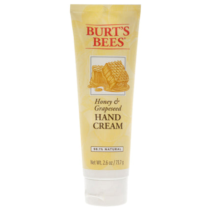 Burts Bees Honey and Grapeseed Hand Cream for Unisex - Nourishing 2.6 oz Cream