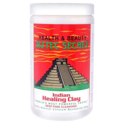 Aztec Secret Indian Healing Clay - 2 lb Clay for Unisex - Deep Pore Cleansing Clay Mask