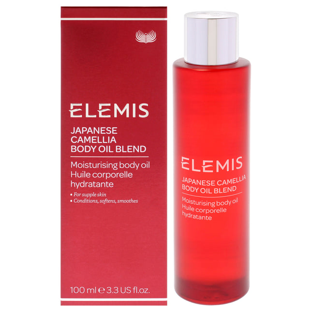 Elemis Japanese Camellia Body Oil Blend - Nourishing Body Oil for Unisex, 3.3 oz