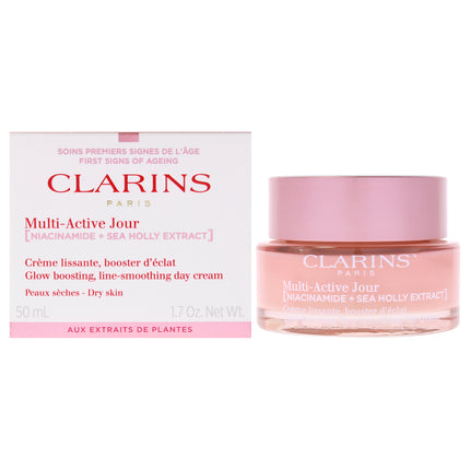 Clarins Multi-Active Day Cream for Dry Skin - 1.6 oz Cream, Unisex