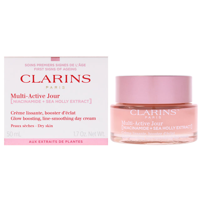 Clarins Multi-Active Day Cream for Dry Skin - 1.6 oz Cream, Unisex